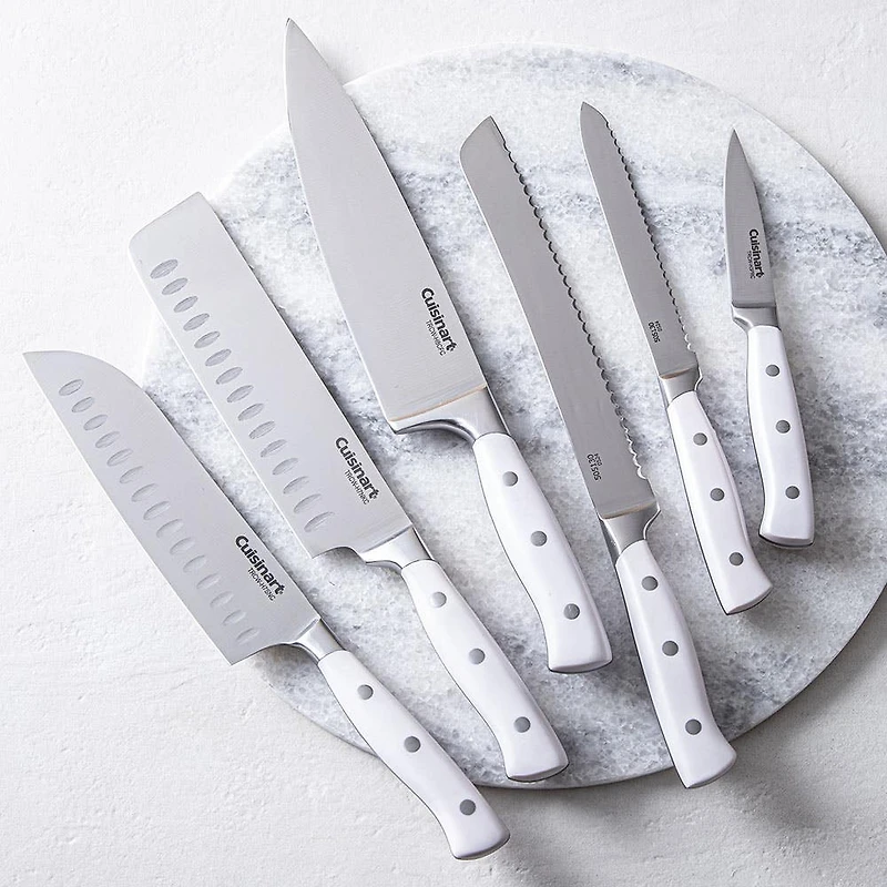 Cuisinart Triple Rivet Santoku Knife (White)
