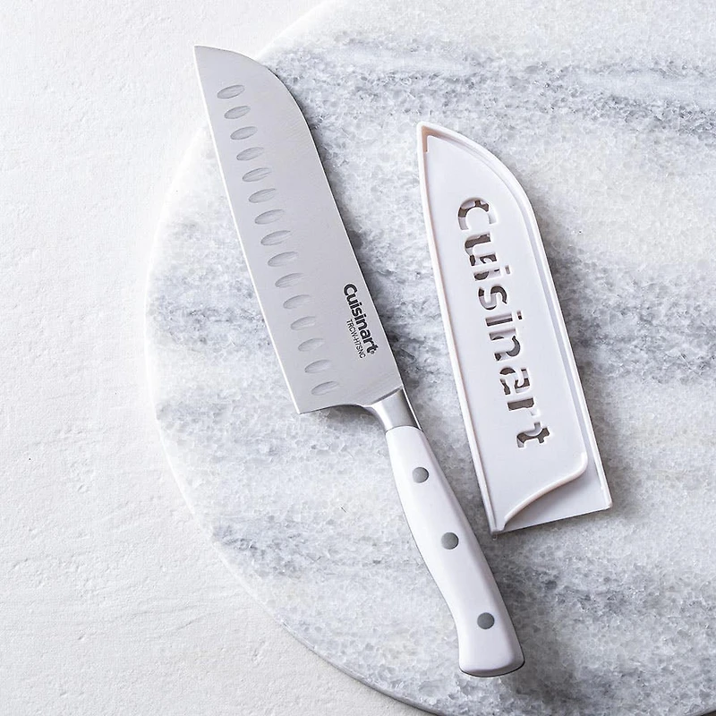 Cuisinart Triple Rivet Santoku Knife (White)