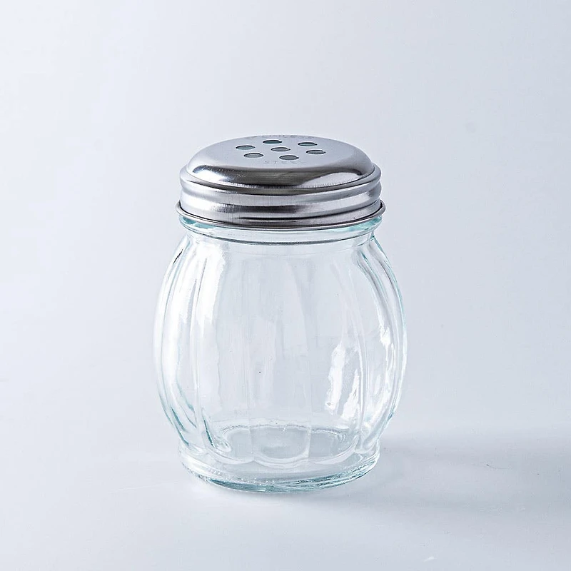 Kamenstein Shake Glass Cheese-Pepper Shaker (Glass Clear)