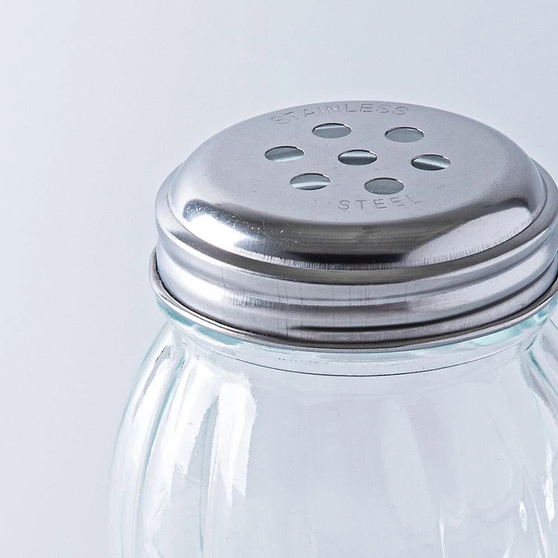 Kamenstein Shake Glass Cheese-Pepper Shaker (Glass Clear)