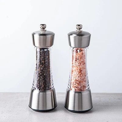 Farberware Steel Grind Salt  and  Pepper Mill - Set of 2
