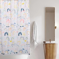 Splash Peva 'Happy Rainbow' Shower Curtain