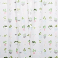 Splash Peva 'Faced Plant' Shower Curtain