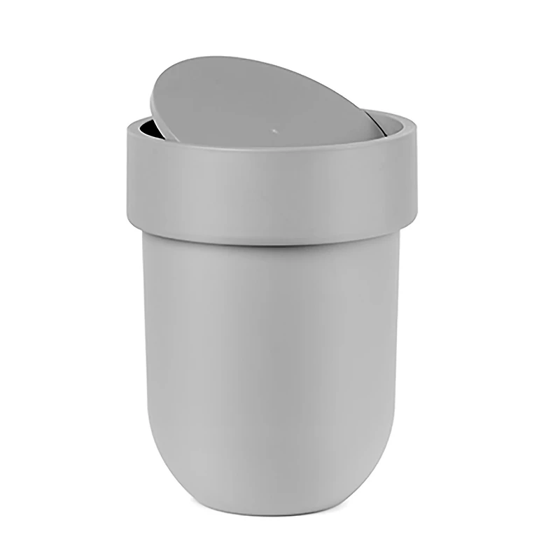 Umbra Touch Plastic Waste Can with Lid 5L (Grey)