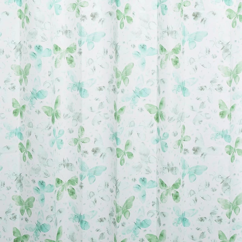 Splash Peva 'Elva Butterflies' Shower Curtain (Aqua)