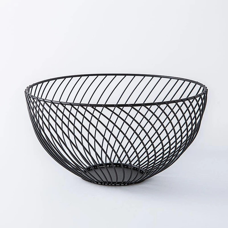 KSP Natura Wire Fruit Basket (Black)