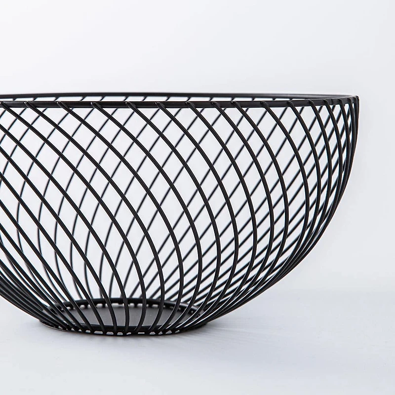 KSP Natura Wire Fruit Basket (Black)