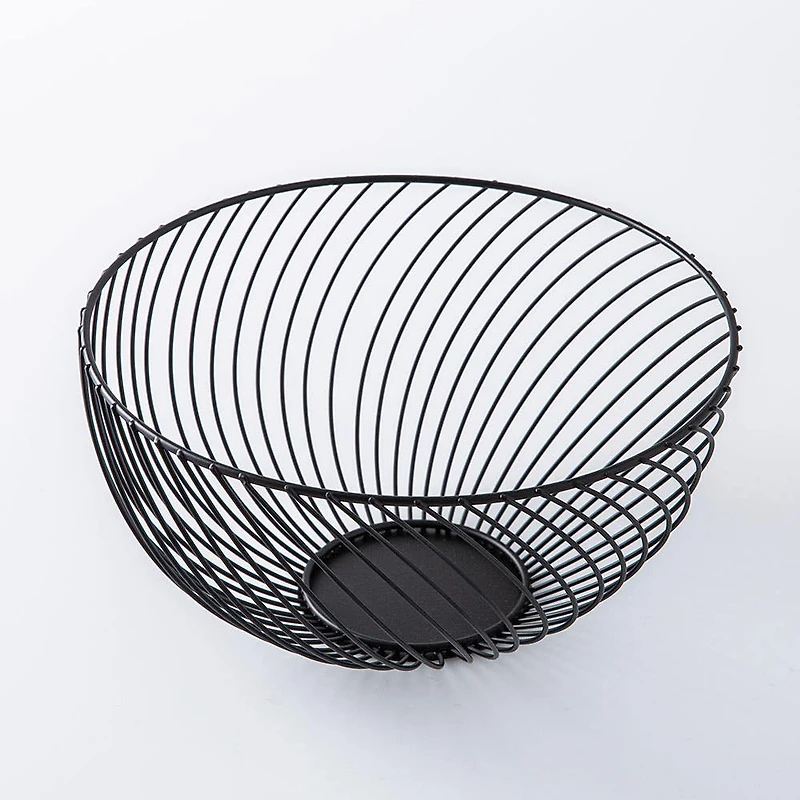 KSP Natura Wire Fruit Basket (Black)