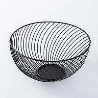 KSP Natura Wire Fruit Basket (Black)