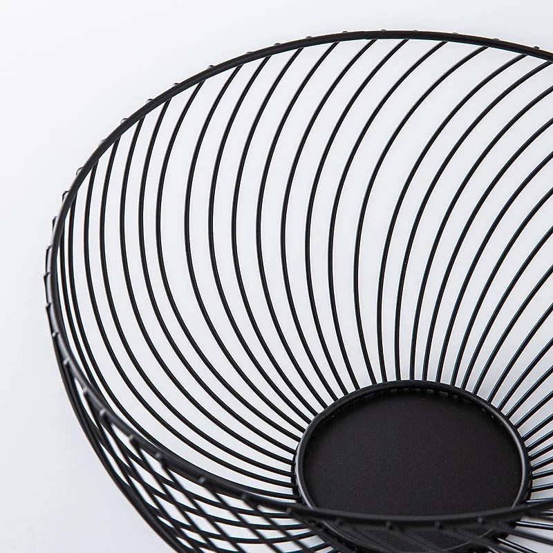 KSP Natura Wire Fruit Basket (Black)