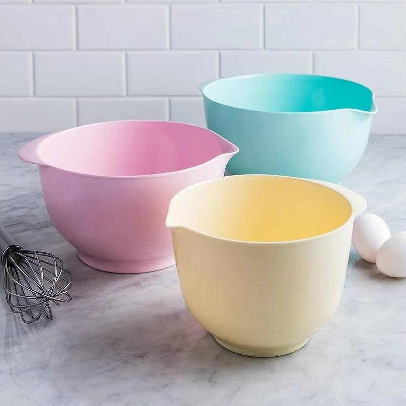 KSP Triplet Melamine Mixing Bowl - Set of 3 (Pastels)