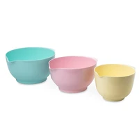 KSP Triplet Melamine Mixing Bowl - Set of 3 (Pastels)