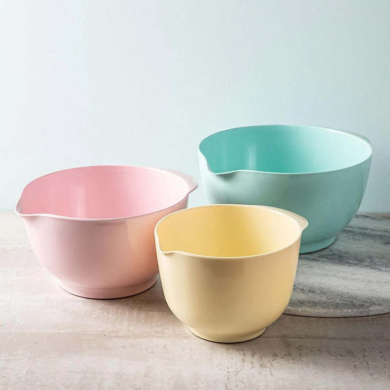 KSP Triplet Melamine Mixing Bowl - Set of 3 (Pastels)