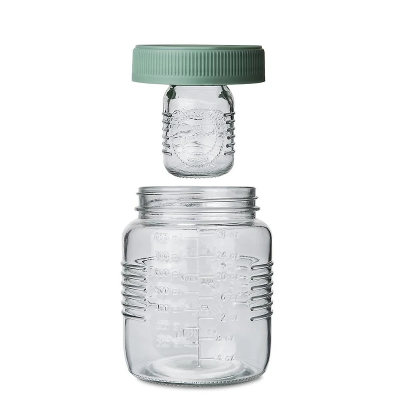 KSP Salad To-Go Glass Salad Mason Jar