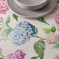 Harman Printed 'Hydrangea' Linen Tablecloth (60x120")