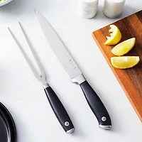 Henckels Forged Elite Carving Knife-Fork Combo - Set of 2 (Black)