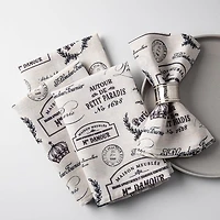 Harman Printed 'Paris Passport' Linen Napkin - Set of 4 (Natural)