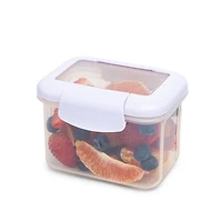 Locksy Click 'N' Go 440ml Snack Container (White)