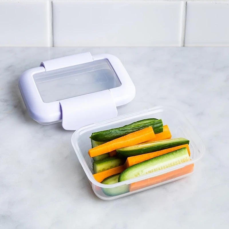 Locksy Click 'N' Go 174ml Snack Container (White)