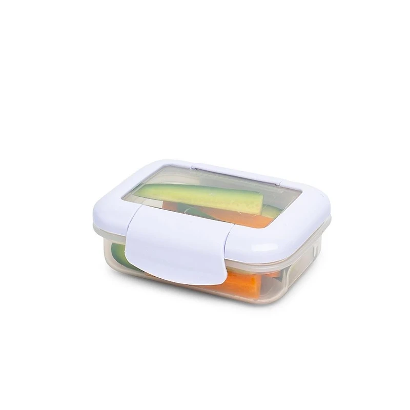 Locksy Click 'N' Go 174ml Snack Container (White)