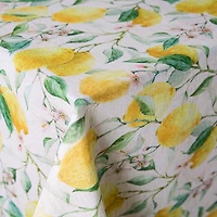 Harman Printed 'Fresh Lemon' Linen Tablecloth (60x90")