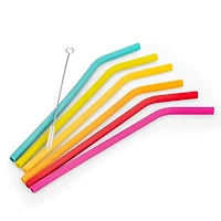 Joie Eco-Friendly 'Silicone' Reusable Drinking Straw - Set of 7