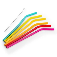 Joie Eco-Friendly 'Silicone' Reusable Drinking Straw - Set of 7