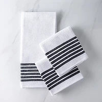 Harman Premium Quality Kitchen Towel - Set of 3 (Black)