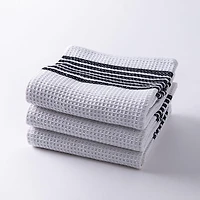 Harman Premium Quality Kitchen Towel - Set of 3 (Black)
