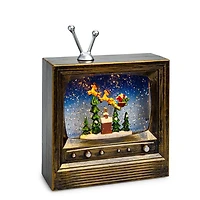 KSP Christmas Wonder 'TV Santa' LED Snow Globe