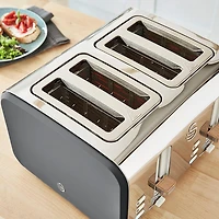 Swan Nordic Toaster 4-Slice (/Stainless Steel
