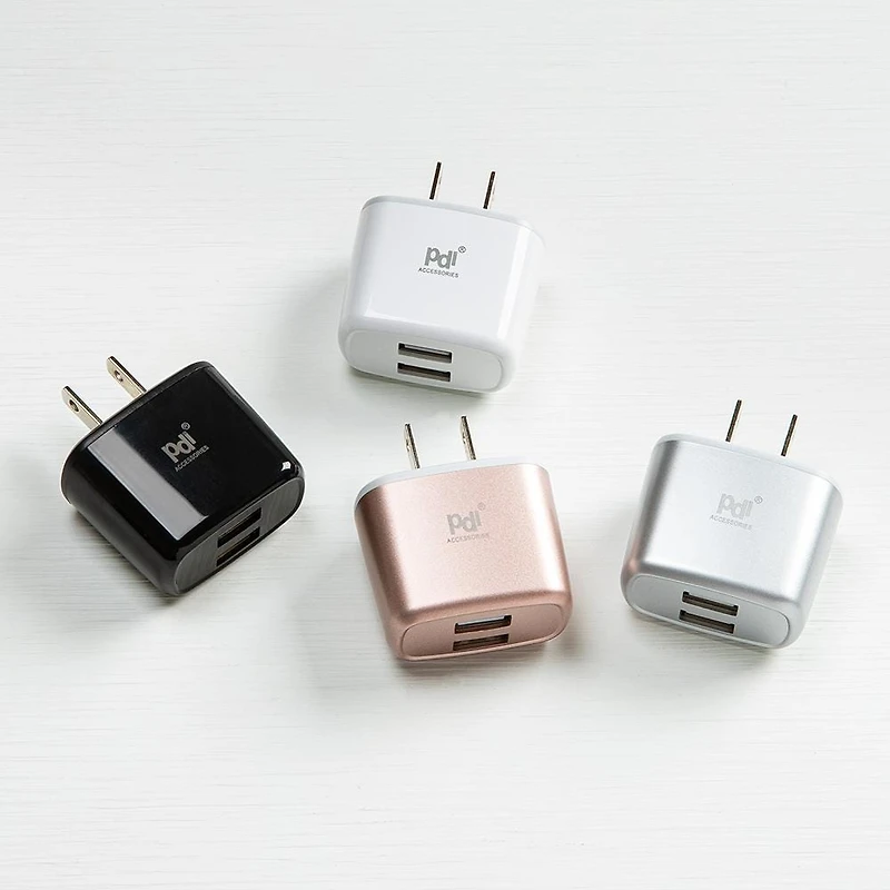 PDI Universal Wall Charger USB with 2 Slots (Asstd.)