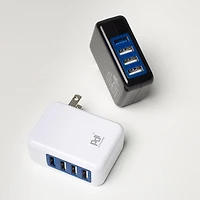 PDI Universal Fast Charging Wall Charger USB with 4 Slots (Asstd.)