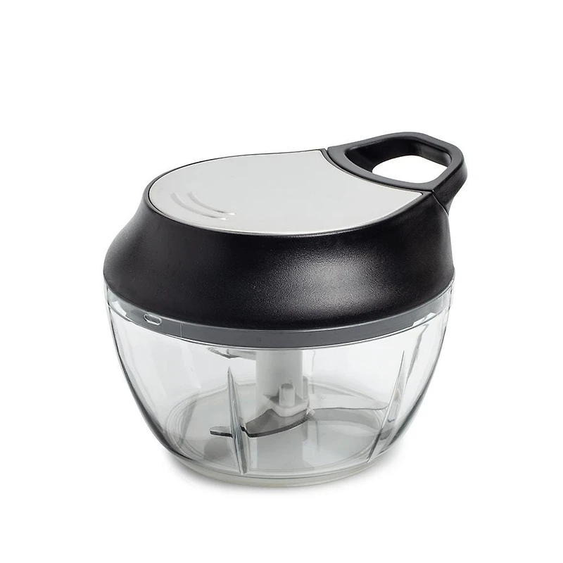 KSP Simple Pull Mini Vegetable Chopper (Black/Stainless Steel)
