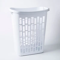 Sterilite Open Easy Carry Plastic Laundry Hamper 1.8 bushel (White)