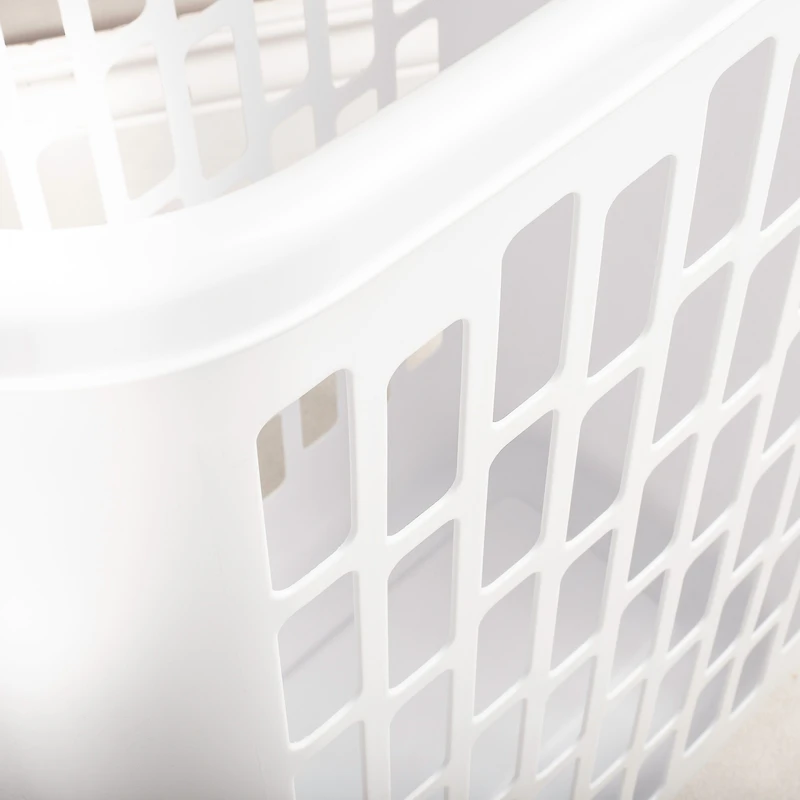 Sterilite Open Easy Carry Plastic Laundry Hamper 1.8 bushel (White)
