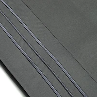 Hotel & Home Ultra-Soft Microfiber Queen Sheet - Set of 4 (Dark Grey)