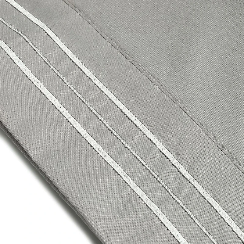 Hotel & Home Ultra-Soft Microfiber Queen Sheet - Set of 4 (Light Grey)