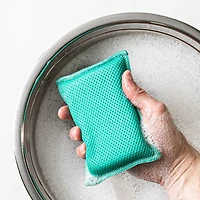 KSP Mighty Sponge Non-Scratch Cleaning Scrubby (Turquoise)