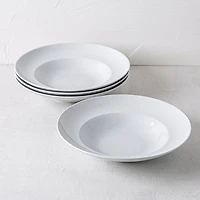 KSP Napoli Porcelain Pasta Bowl - Set of 4 (White)
