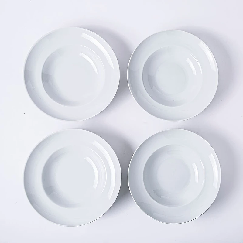 KSP Napoli Porcelain Pasta Bowl - Set of 4 (White)