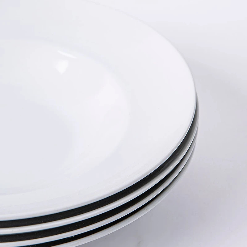 KSP Napoli Porcelain Pasta Bowl - Set of 4 (White)