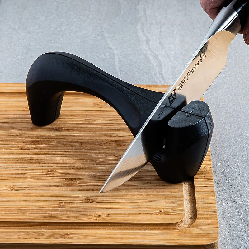 Henckels Kitchen Elements Pull-Through Knife Sharpener (Black)