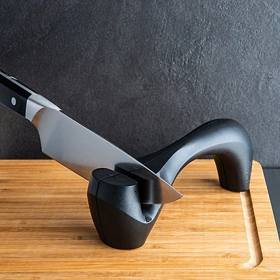 Henckels Kitchen Elements Pull-Through Knife Sharpener (Black)