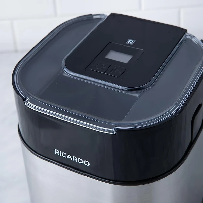 Ricardo Digital Ice Cream Maker (Black/Brushed St/St)