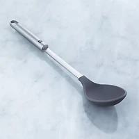 ZWILLING Pro Silicone Serving Spoon (Black/Stainless Steel)