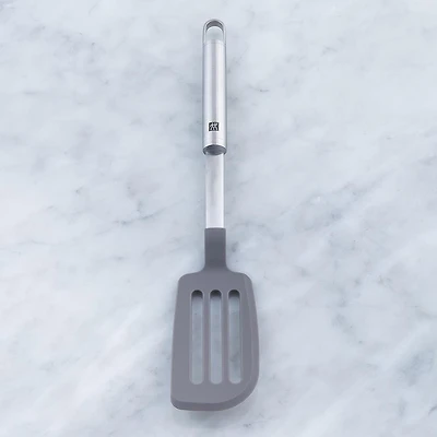 ZWILLING Pro Silicone Slotted Turner (Black/Stainless Steel)