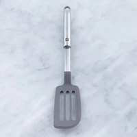 ZWILLING Pro Silicone Slotted Turner (Black/Stainless Steel)
