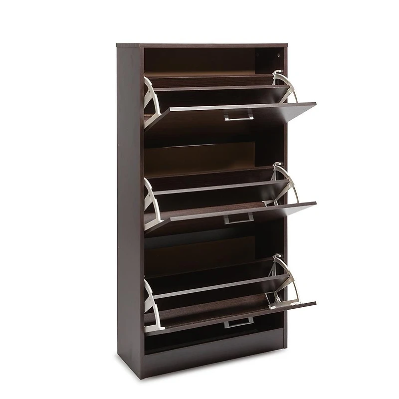 KSP Toby Shoe Cabinet 3-Drawer (Mocha)