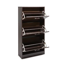 KSP Toby Shoe Cabinet 3-Drawer (Mocha)